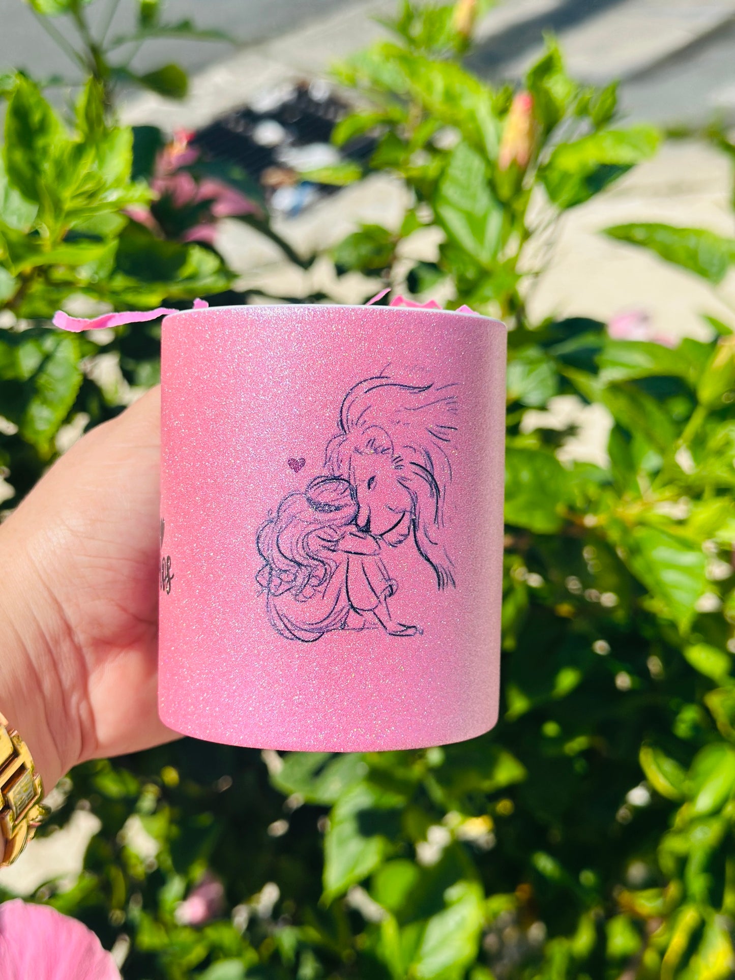 Taza Hija de Dios , Brillo Rosa